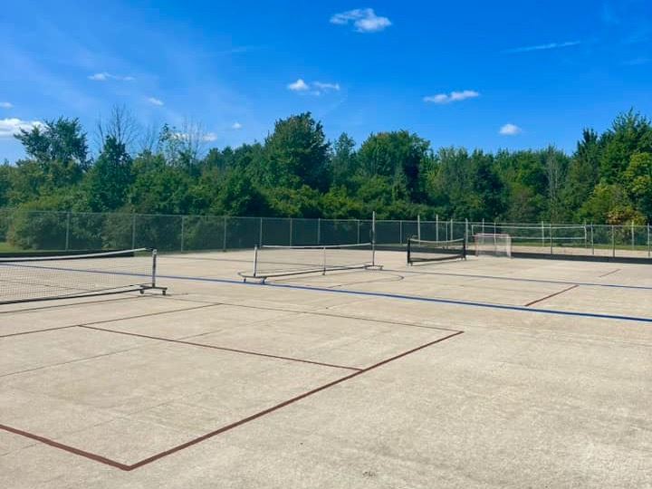 Multi-Purpose Court with Pickleball Nets at Creasey Bicentennial Park